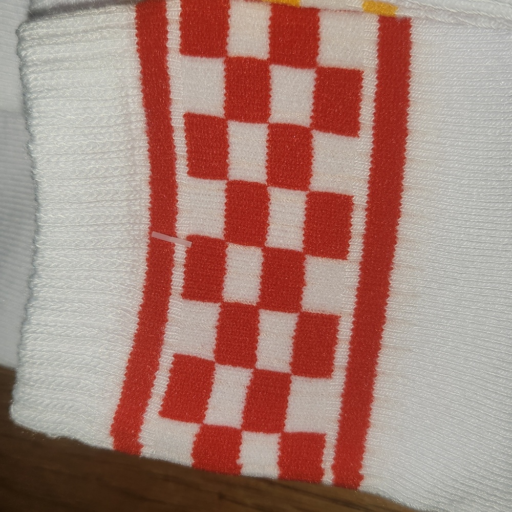 Adult One Size Checkered Socks Mixed Colors 6 Pairs NWT - Picture 4 of 9
